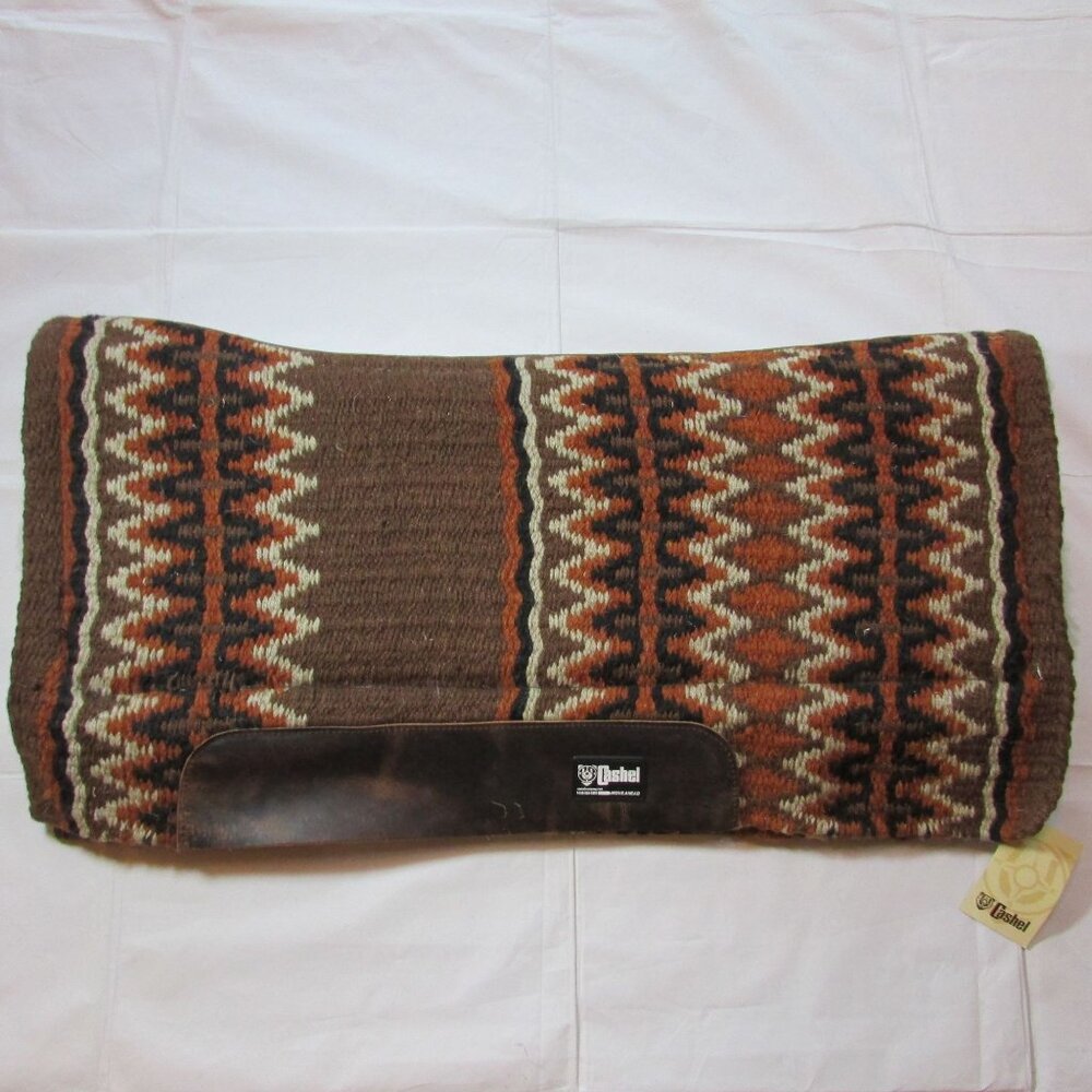 Cashel Performance Felt Pad Blanket Top 3/4" Saddle Pad 34"x38" Brown/Rust CSPFB